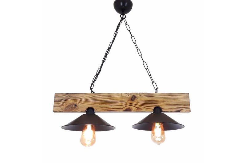 Taklampa Talwyn Valnöt / Svart - Taupe/Svart - Belysning & el - Inomhusbelysning & lampor - Taklampa & takbelysning - Pendellampor & hänglampor