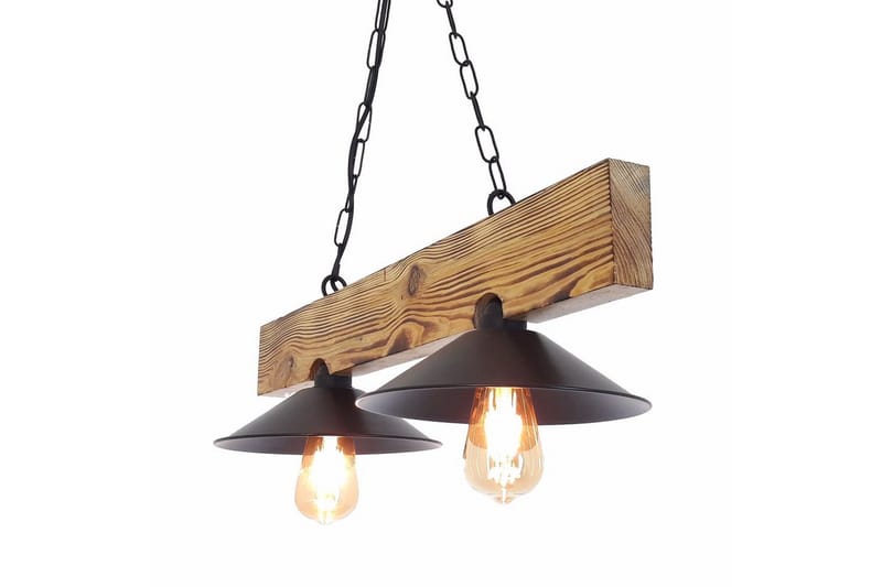 Taklampa Talwyn Valnöt / Svart - Taupe/Svart - Belysning & el - Inomhusbelysning & lampor - Taklampa & takbelysning - Pendellampor & hänglampor