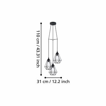 Taklampa Tarbes - 31 cm - Belysning & el - Inomhusbelysning & lampor - Taklampa & takbelysning - Pendellampor & hänglampor