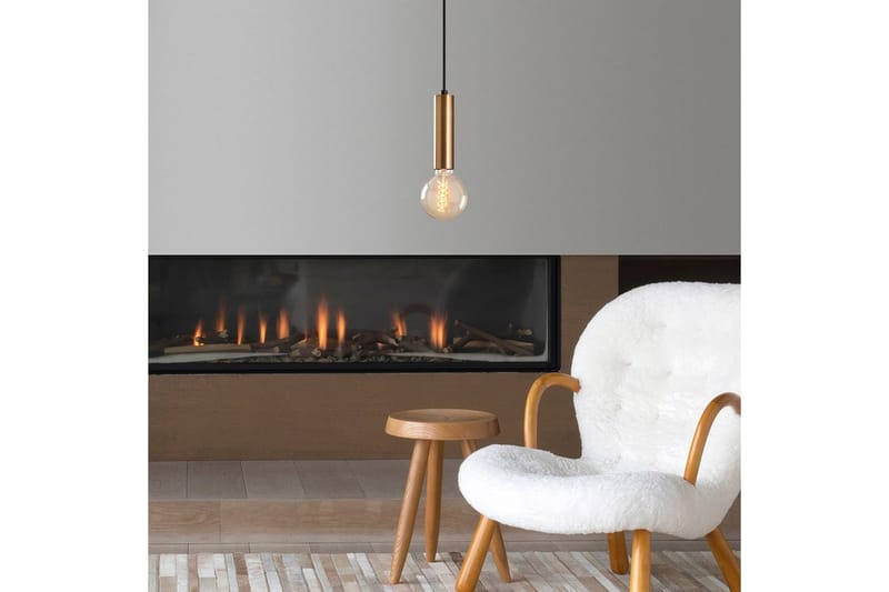 Taklampa Tembra Vintage - Guld - Belysning & el - Inomhusbelysning & lampor - Taklampa & takbelysning - Pendellampor & hänglampor