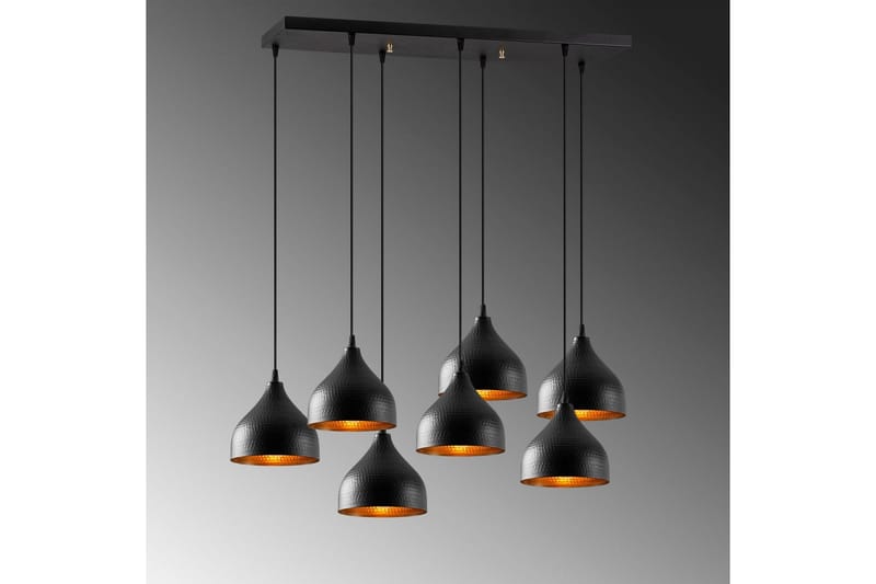 Taklampa Thela Seven Svart - Svart - Belysning & el - Inomhusbelysning & lampor - Taklampa & takbelysning - Pendellampor & hänglampor