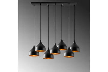 Taklampa Thela Seven Svart - Svart - Belysning & el - Inomhusbelysning & lampor - Taklampa & takbelysning - Pendellampor & hänglampor