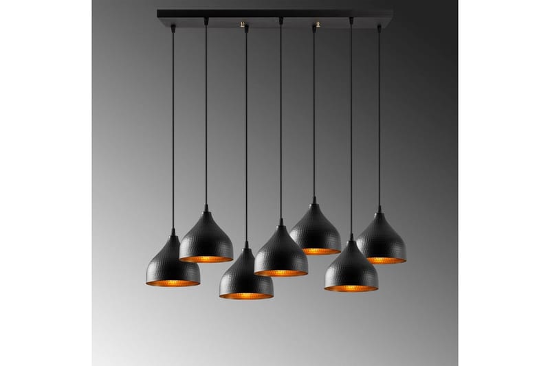 Taklampa Thela Seven Svart - Svart - Belysning & el - Inomhusbelysning & lampor - Taklampa & takbelysning - Pendellampor & hänglampor