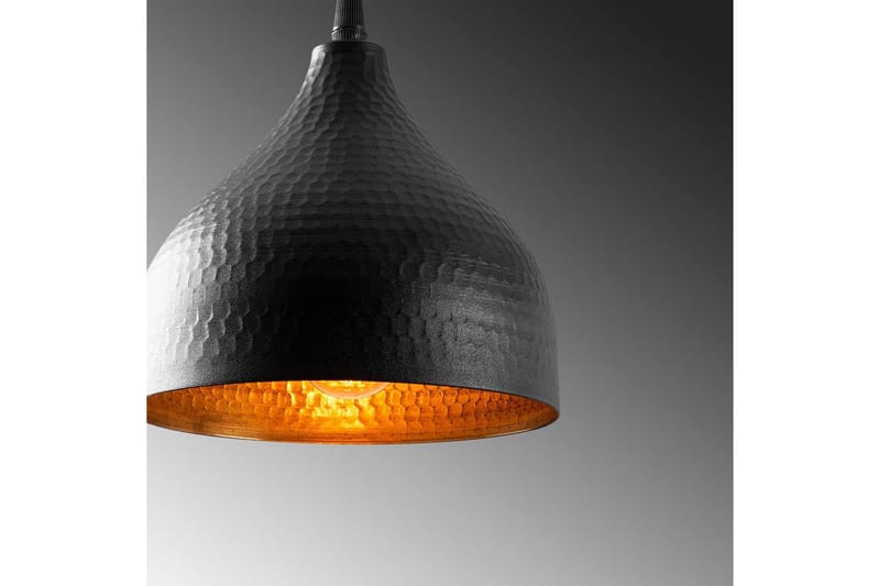 Taklampa Thela Svart - Svart - Belysning & el - Inomhusbelysning & lampor - Taklampa & takbelysning - Pendellampor & hänglampor