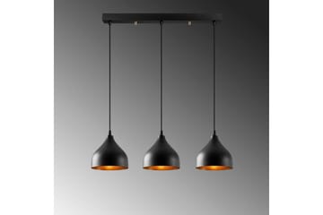 Taklampa Thela Triple Svart - Svart - Belysning & el - Inomhusbelysning & lampor - Taklampa & takbelysning - Pendellampor & hänglampor