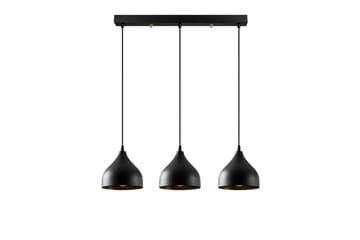 Taklampa Thela Triple Svart - Svart - Belysning & el - Inomhusbelysning & lampor - Taklampa & takbelysning - Pendellampor & hänglampor