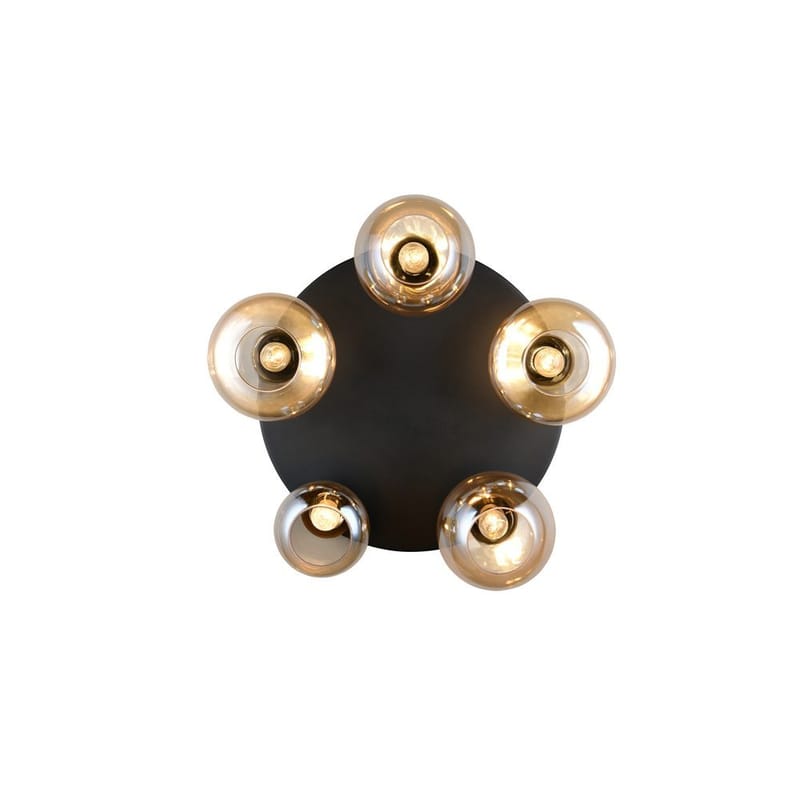 Taklampa TRIO Lumina - 5 lampor, Bärnsten - Belysning & el - Inomhusbelysning & lampor - Taklampa & takbelysning - Kristallkrona & takkrona