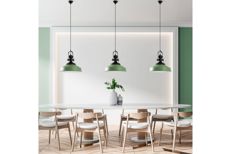 Taklampa Uvra Grön - Grön - Belysning & el - Inomhusbelysning & lampor - Taklampa & takbelysning - Pendellampor & hänglampor