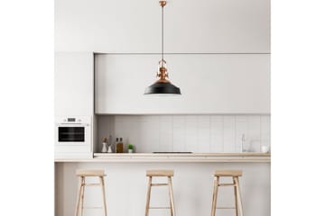 Taklampa Uvra Svart - Svart - Belysning & el - Inomhusbelysning & lampor - Taklampa & takbelysning - Pendellampor & hänglampor