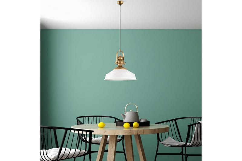 Taklampa Uvra Vit - Vit - Belysning & el - Inomhusbelysning & lampor - Taklampa & takbelysning - Pendellampor & hänglampor