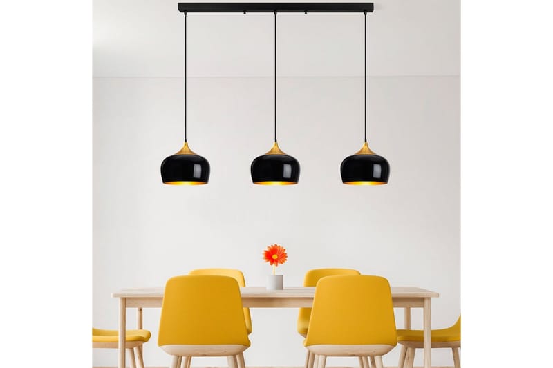 Taklampa Valen Svart - Svart - Belysning & el - Inomhusbelysning & lampor - Taklampa & takbelysning - Pendellampor & hänglampor