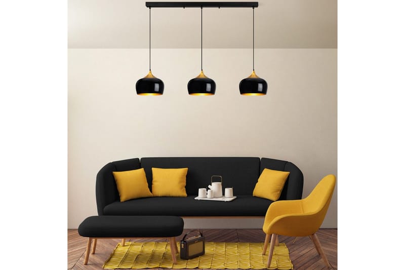 Taklampa Valen Svart - Svart - Belysning & el - Inomhusbelysning & lampor - Taklampa & takbelysning - Pendellampor & hänglampor