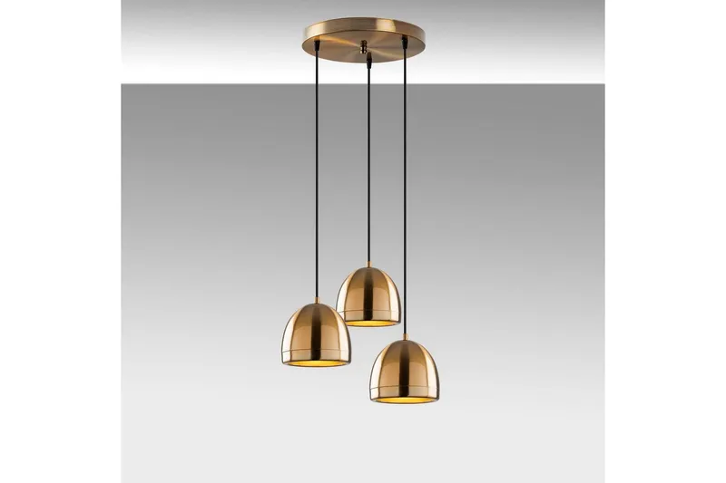 Taklampa Venor Rund Vintage - Koppar - Belysning & el - Inomhusbelysning & lampor - Taklampa & takbelysning - Pendellampor & hänglampor