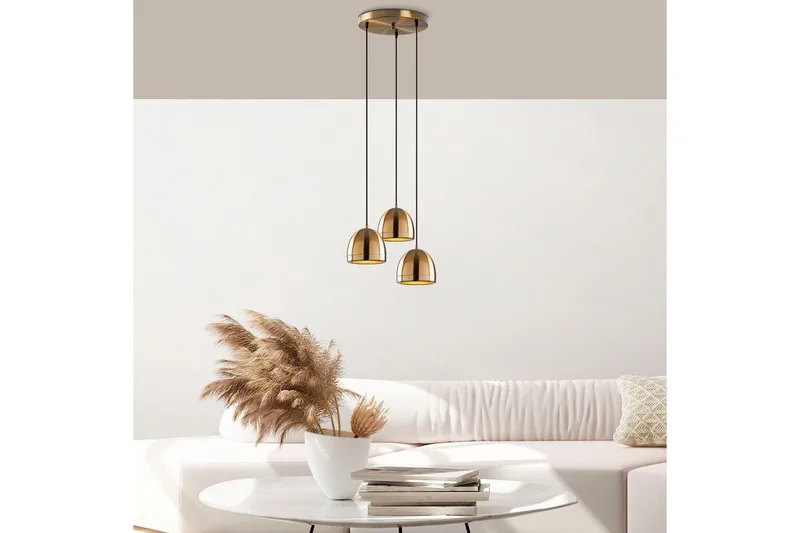 Taklampa Venor Rund Vintage - Koppar - Belysning & el - Inomhusbelysning & lampor - Taklampa & takbelysning - Pendellampor & hänglampor