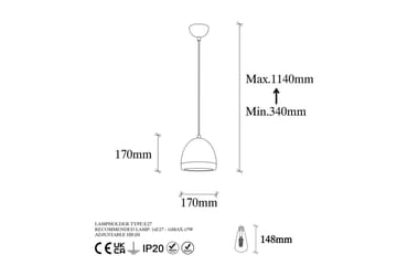 Taklampa Venor Svart / Rany - Svart / Rany - Belysning & el - Inomhusbelysning & lampor - Taklampa & takbelysning - Pendellampor & hänglampor