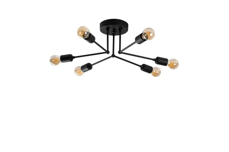 Taklampa Vilsa Svart, Svart