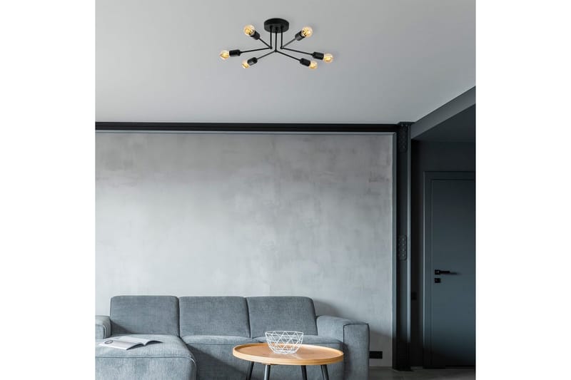 Taklampa Vilsa Svart - Svart - Belysning & el - Inomhusbelysning & lampor - Taklampa & takbelysning - Plafond
