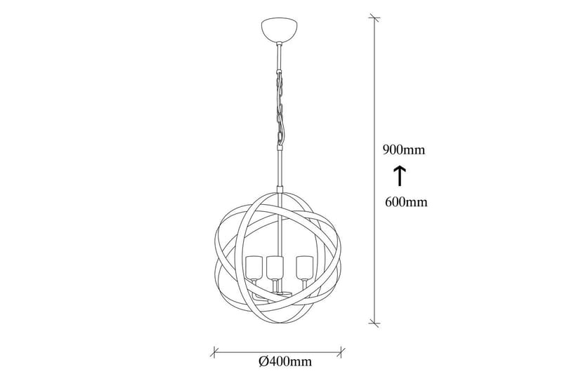 Taklampa Voroa Rany / Svart - Rany / Svart - Belysning & el - Inomhusbelysning & lampor - Taklampa & takbelysning - Pendellampor & hänglampor