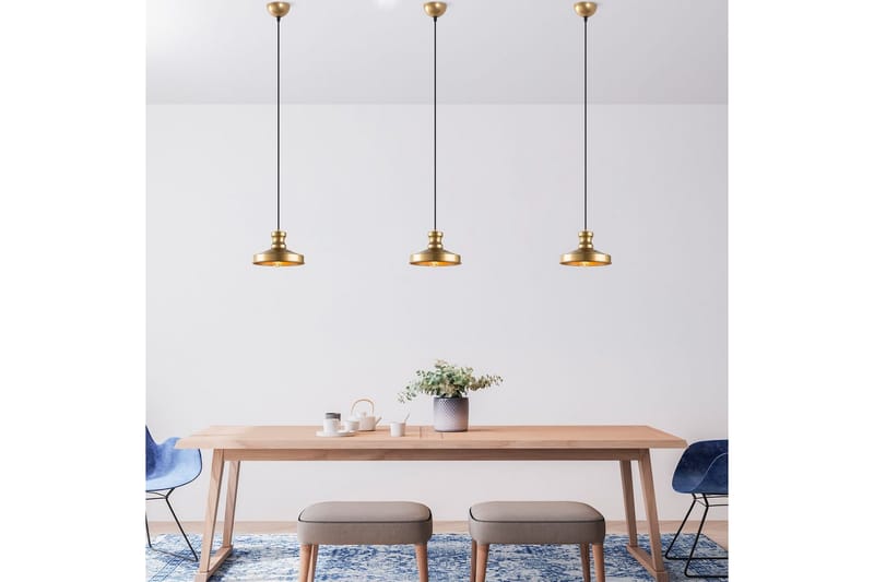 Taklampa Westglen Gold - Guld - Belysning & el - Inomhusbelysning & lampor - Taklampa & takbelysning - Pendellampor & hänglampor