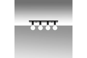 Taklampa Wostra Svart / Vit - Svart / Vit - Belysning & el - Inomhusbelysning & lampor - Taklampa & takbelysning - Plafond