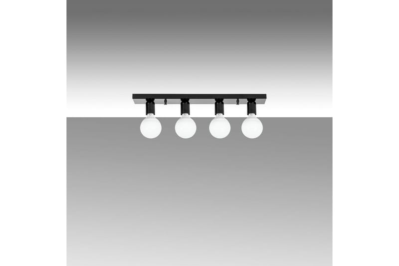 Taklampa Wostra Svart / Vit - Svart / Vit - Belysning & el - Inomhusbelysning & lampor - Taklampa & takbelysning - Plafond