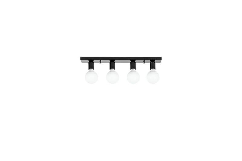 Taklampa Wostra Svart / Vit - Svart / Vit - Belysning & el - Inomhusbelysning & lampor - Taklampa & takbelysning - Plafond