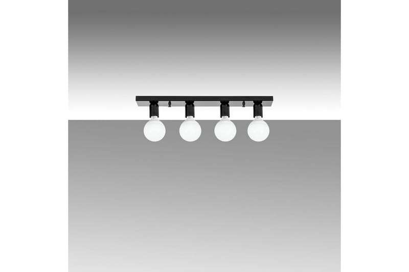 Taklampa Wostra Svart / Vit - Svart / Vit - Belysning & el - Inomhusbelysning & lampor - Taklampa & takbelysning - Plafond