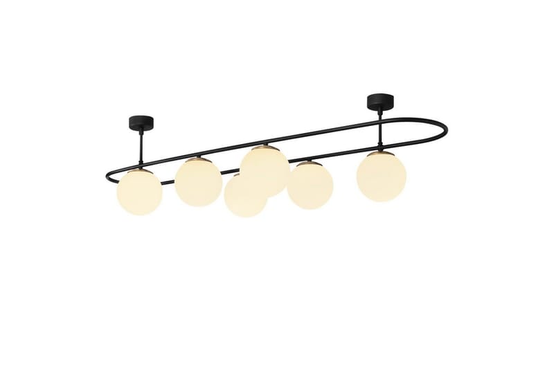 Taklampa Wynel Svart / Vit Sex Socket - Sex Socket - Belysning & el - Inomhusbelysning & lampor - Taklampa & takbelysning - Pendellampor & hänglampor