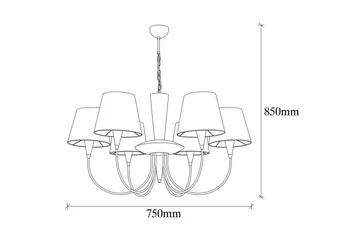Taklampa Yelra Antik - Guld - Belysning & el - Inomhusbelysning & lampor - Taklampa & takbelysning - Pendellampor & hänglampor