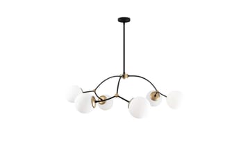 Taklampa Yenda Vit / Svart - Svart/Vit - Belysning & el - Inomhusbelysning & lampor - Taklampa & takbelysning - Pendellampor & hänglampor