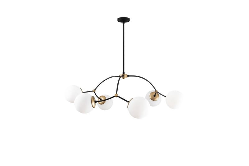 Taklampa Yenda Vit / Svart - Svart/Vit - Belysning & el - Inomhusbelysning & lampor - Taklampa & takbelysning - Pendellampor & hänglampor