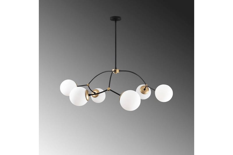 Taklampa Yenda Vit / Svart - Svart/Vit - Belysning & el - Inomhusbelysning & lampor - Taklampa & takbelysning - Pendellampor & hänglampor