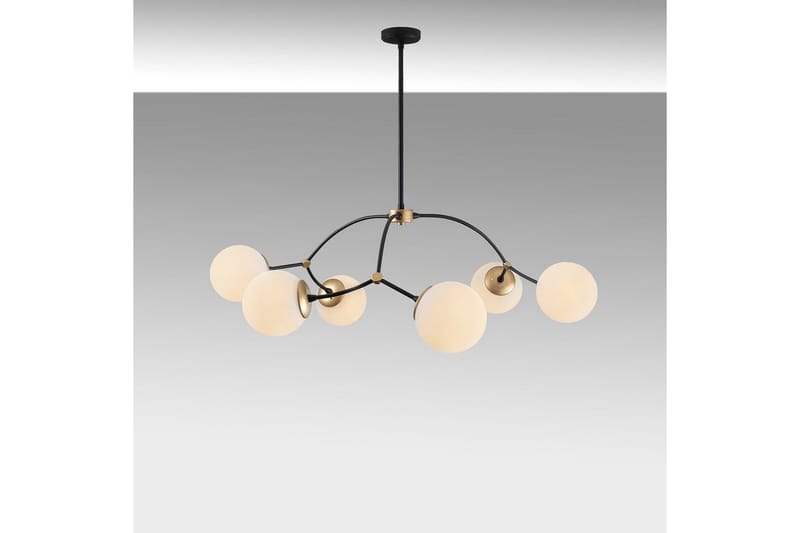 Taklampa Yenda Vit / Svart - Svart/Vit - Belysning & el - Inomhusbelysning & lampor - Taklampa & takbelysning - Pendellampor & hänglampor