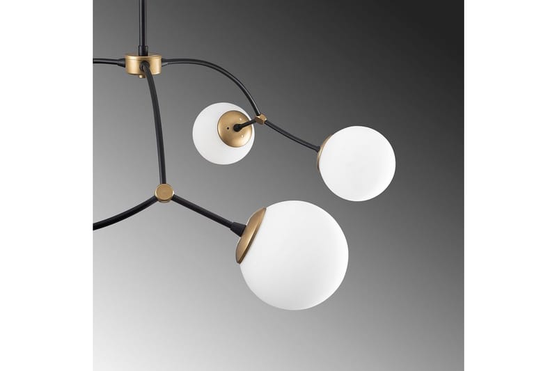 Taklampa Yenda Vit / Svart - Svart/Vit - Belysning & el - Inomhusbelysning & lampor - Taklampa & takbelysning - Pendellampor & hänglampor