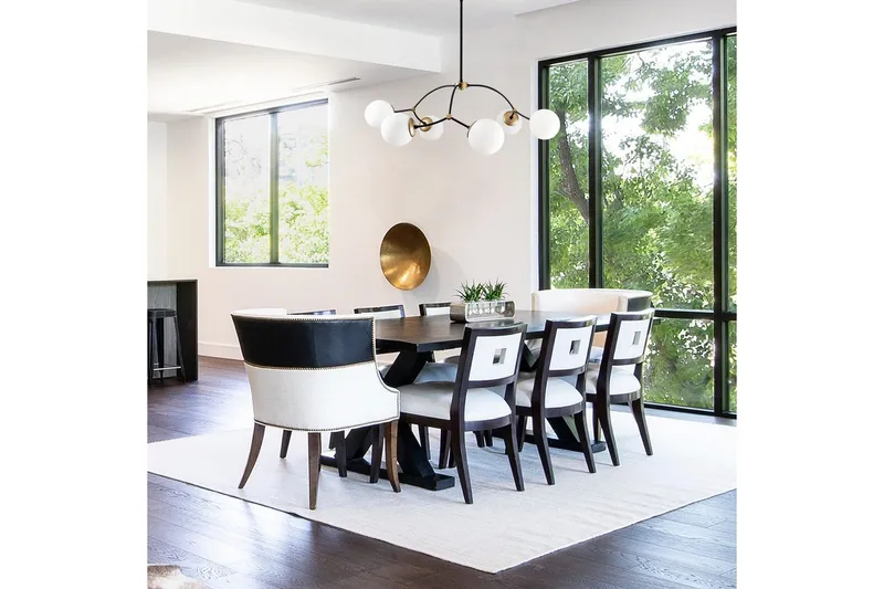 Taklampa Yenda Vit / Svart - Svart/Vit - Belysning & el - Inomhusbelysning & lampor - Taklampa & takbelysning - Pendellampor & hänglampor