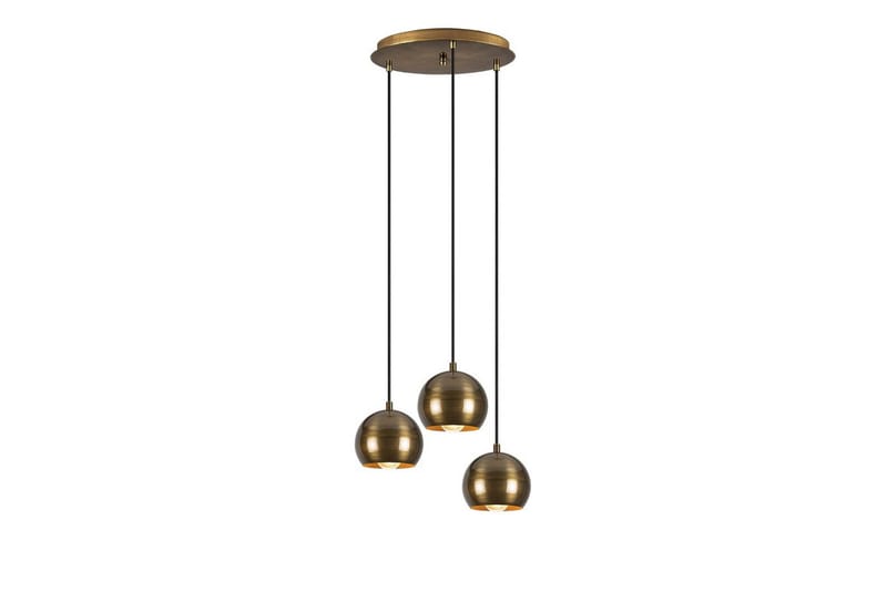 Taklampa Zana Vintage Jaromere Tre - Guld - Belysning & el - Inomhusbelysning & lampor - Taklampa & takbelysning - Pendellampor & hänglampor