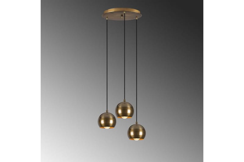 Taklampa Zana Vintage Jaromere Tre - Guld - Belysning & el - Inomhusbelysning & lampor - Taklampa & takbelysning - Pendellampor & hänglampor