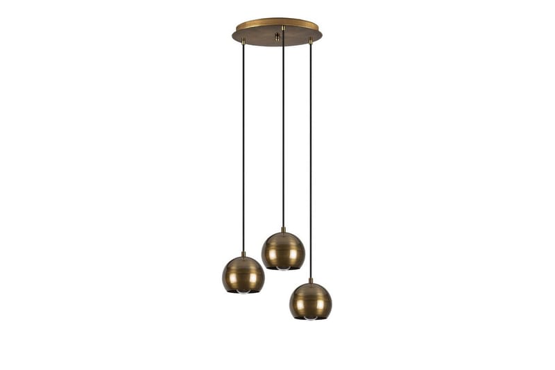Taklampa Zana Vintage Jaromere Tre - Guld - Belysning & el - Inomhusbelysning & lampor - Taklampa & takbelysning - Pendellampor & hänglampor