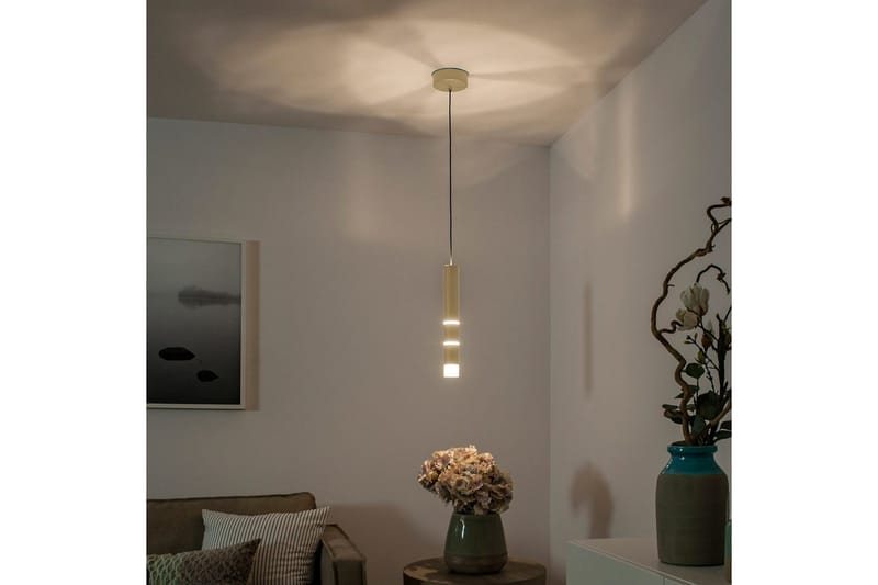 Taklampa Pure Vega - 12x120x12 cm, Matt mässing - Belysning & el - Inomhusbelysning & lampor - Taklampa & takbelysning - Pendellampor & hänglampor