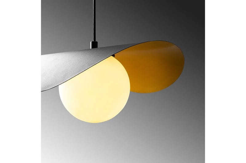 Taklampa Pelyn Svart / Vit - Svart / Vit - Belysning & el - Inomhusbelysning & lampor - Taklampa & takbelysning - Pendellampor & hänglampor