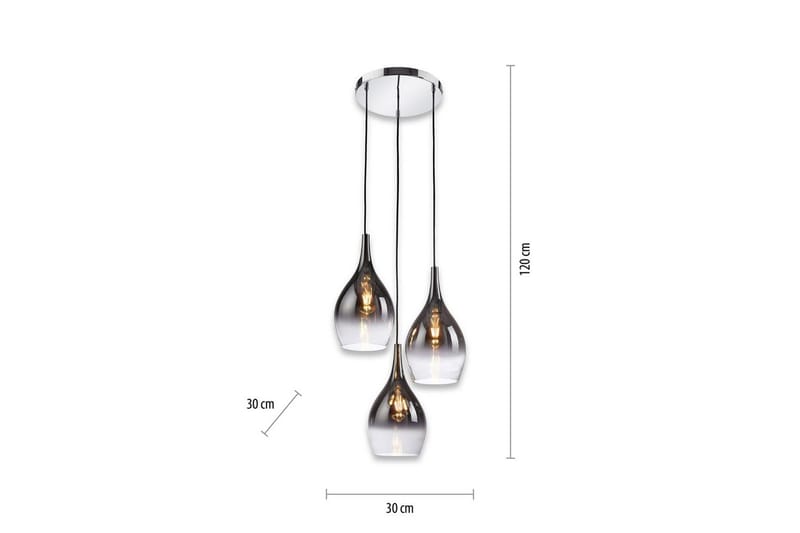 Taklampa Pilua - 43x120x43 cm - Belysning & el - Inomhusbelysning & lampor - Taklampa & takbelysning - Pendellampor & hänglampor