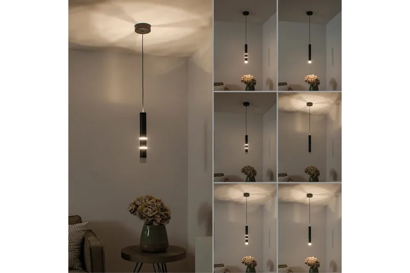 Taklampa Pure Vega - 12x120x12 cm, Aluminium - Belysning & el - Inomhusbelysning & lampor - Taklampa & takbelysning - Pendellampor & hänglampor