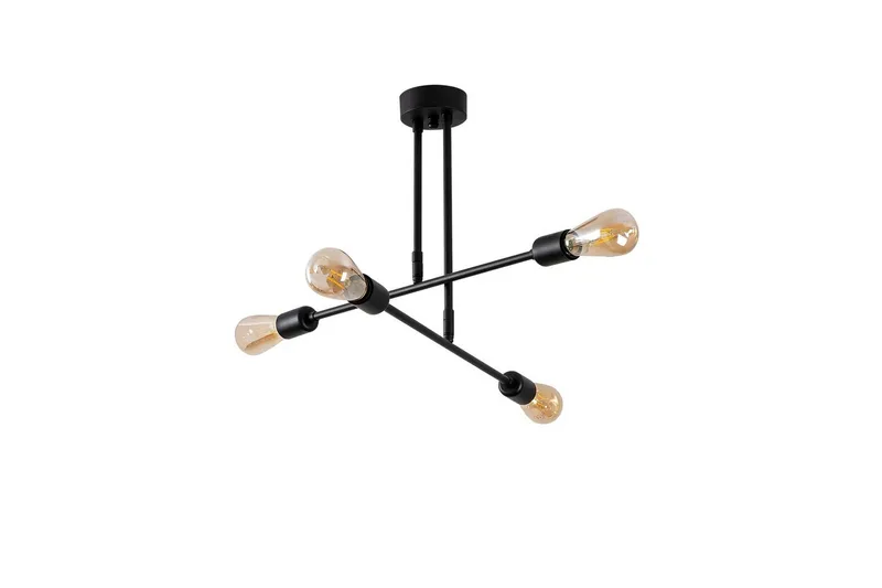 Taklampa Pareek Svart, Svart