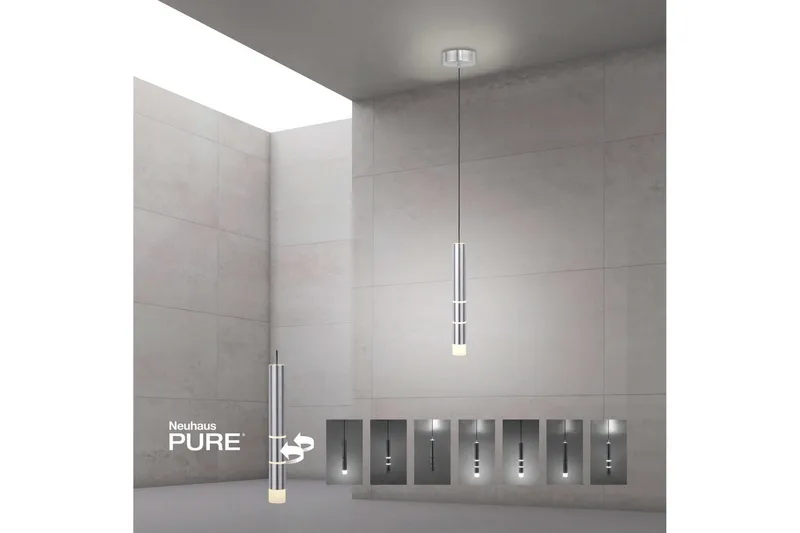 Taklampa Pure Vega - 12x120x12 cm, Aluminium - Belysning & el - Inomhusbelysning & lampor - Taklampa & takbelysning - Pendellampor & hänglampor