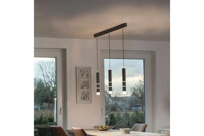 Taklampa Pure Vega - 5x120x120 cm, Svart - Belysning & el - Inomhusbelysning & lampor - Taklampa & takbelysning - Pendellampor & hänglampor