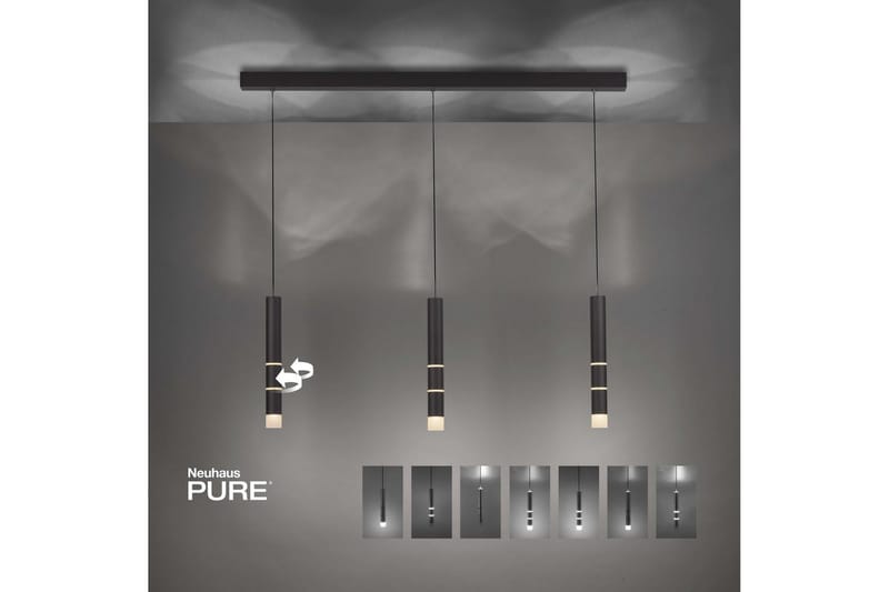 Taklampa Pure Vega - 5x120x120 cm, Svart - Belysning & el - Inomhusbelysning & lampor - Taklampa & takbelysning - Pendellampor & hänglampor