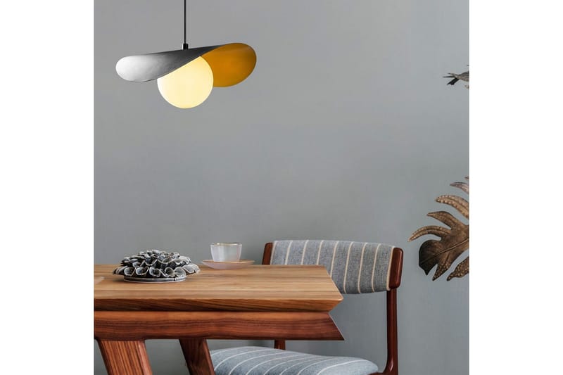 Taklampa Pelyn Svart / Vit - Svart / Vit - Belysning & el - Inomhusbelysning & lampor - Taklampa & takbelysning - Pendellampor & hänglampor