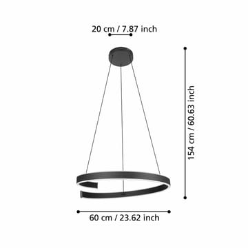 Takpendel Andabaia - 60 cm - Belysning & el - Inomhusbelysning & lampor - Taklampa & takbelysning - Pendellampor & hänglampor