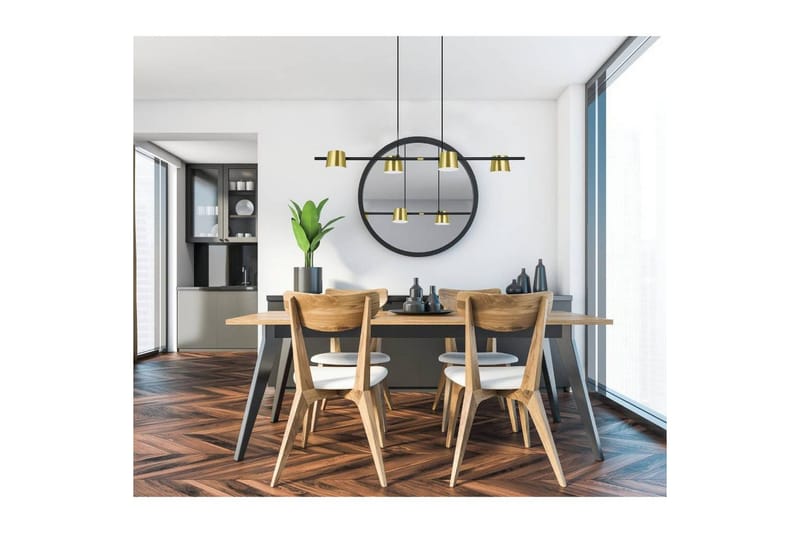 Takpendel Eglo Altamira Svart/Mässing - Belysning & el - Inomhusbelysning & lampor - Taklampa & takbelysning - Pendellampor & hänglampor