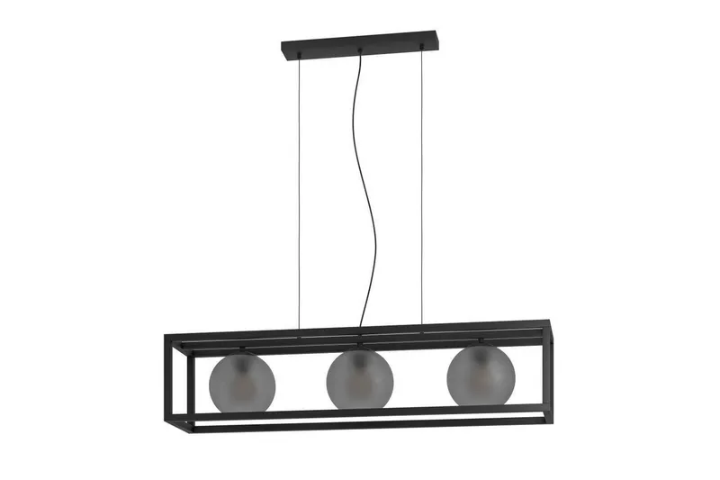 Takpendel Eglo Arangona Svart/Grå Ram med 3 Lampor, undefined